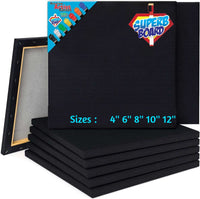 Thumbnail for Superb Board Square Black Canvas Board