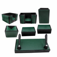 Thumbnail for Senator Rexine Leather Desk Organizer 7pcs Set #20