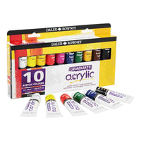 Thumbnail for Daler Rowney Graduate Acrylic Paints 38ml Set of 10