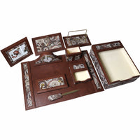 Thumbnail for Sensa Luxury Executive Wooden Table Organizer 11pcs Set
