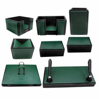 Thumbnail for Senator Rexine Leather Desk Organizer 8pcs Set  #20