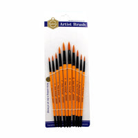 Thumbnail for Keep Smiling Acrylic Round Brush Pack of 10
