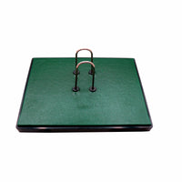 Thumbnail for Senator Rexine Leather Office Desk Organizer 8pcs Set With Watch #20 (Green)