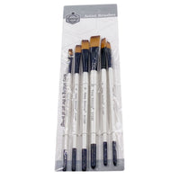 Thumbnail for Keep Smiling Flat Tip Paint Brush Pack of 6