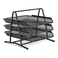Thumbnail for Metal Mesh Letter Tray 3 Step