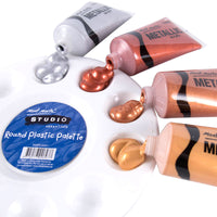 Thumbnail for Mont Marte Metallic Acrylic Paint 50ml Set of 4