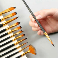Thumbnail for Keep Smiling Mix Artist Brush Set 12Pcs