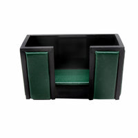 Thumbnail for Senator Rexine Leather Office Desk Organizer 7pcs Set With Watch #20 (Green)