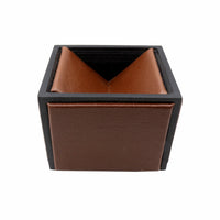 Thumbnail for Senator Rexine Leather Office Desk Organizer 7pcs Set With Watch #20(Brown)