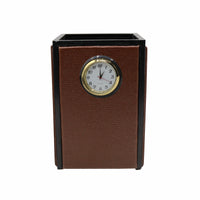 Thumbnail for Senator Rexine Leather Office Desk Organizer 8pcs Set With Watch #20