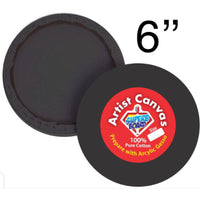 Thumbnail for Superb Board Round Black Canvas Board