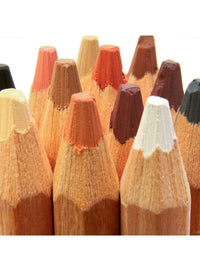 Thumbnail for Mont Marte Skin Tints Pastel Jumbo Pencils Set of 12