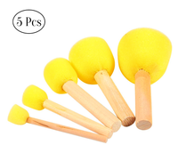 Thumbnail for Keep Smiling Foam Brush Round Yellow