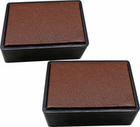 Thumbnail for Senator Rexine Leather Office Desk Organizer 7pcs Set With Watch #20(Brown)