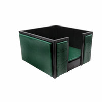 Thumbnail for Senator Rexine Leather Office Desk Organizer 7pcs Set With Watch #20 (Green)