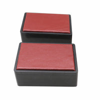Thumbnail for Senator Rexine Leather Office Desk Organizer 7pcs Set With Watch #20(Red)