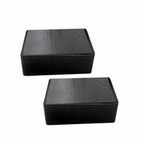 Thumbnail for Senator Rexine Leather Office Desk Organizer 8pcs Set With Watch #20(Black)