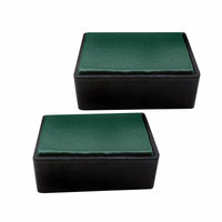 Thumbnail for Senator Rexine Leather Office Desk Organizer 8pcs Set With Watch #20 (Green)