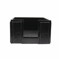 Thumbnail for Senator Rexine Leather Office Desk Organizer 8pcs Set With Watch #20(Black)