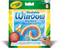 Thumbnail for Crayola Washable Window Markers Pack of 8 588165