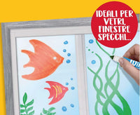 Thumbnail for Crayola Washable Window Markers Pack of 8 588165