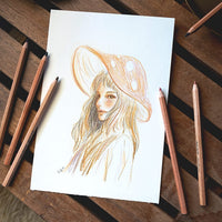 Thumbnail for Mont Marte Skin Color Pencils Set Of 12
