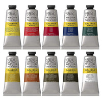 Thumbnail for Winsor & Newton Galeria Acrylic Paints 10x60ml Tube Set