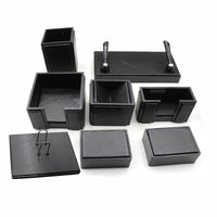 Thumbnail for Senator Rexine Leather Desk Organizer 8pcs Set  #20