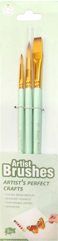 Thumbnail for Artist Brush 3 pcs A6331- Keep Smiling
