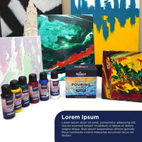 Thumbnail for Bluebird Acrylic Pouring Paint Pre-mixed – 100 ml – Set of 6 Primary