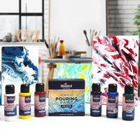 Thumbnail for Bluebird Acrylic Pouring Paint Pre-mixed – 100 ml – Set of 6 Primary
