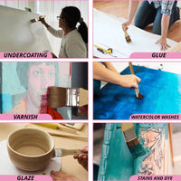Thumbnail for Bluebird Gesso Brush Set of 3 – Model no. G0532