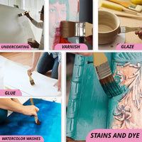 Thumbnail for Bluebird Gesso Brush Set of 3 – Model no. G0532