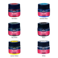 Thumbnail for Bluebird Glass Paints 25 ml – Set of 6