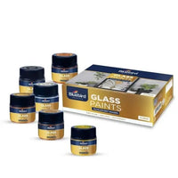 Thumbnail for Bluebird Glass Paints 25 ml – Set of 6