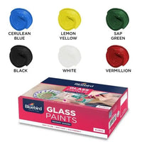 Thumbnail for Bluebird Glass Paints 25 ml – Set of 6