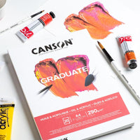 Thumbnail for Canson Graduate Oil and Acrylic Pad A5 290Gsm