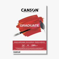 Thumbnail for Canson Graduate Oil and Acrylic Pad A5 290Gsm