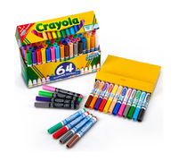Thumbnail for Crayola Broad Line Washable Markers Pack of 64 588180