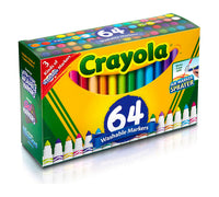 Thumbnail for Crayola Broad Line Washable Markers Pack of 64 588180