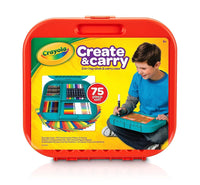 Thumbnail for Crayola Create 'n Carry Case, Portable Art Tools Kit 75Pcs 046814