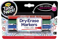 Thumbnail for Crayola Dry Erase Markers Set Of 4 586541