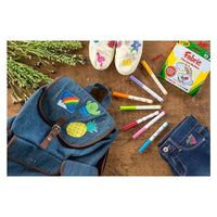 Thumbnail for Crayola Fine Line Fabric Markers Set Of 10 588626