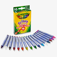 Thumbnail for Crayola Glitter Crayons Pack Of 16 523716