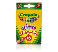 Thumbnail for Crayola Glitter Crayons Pack Of 16 523716