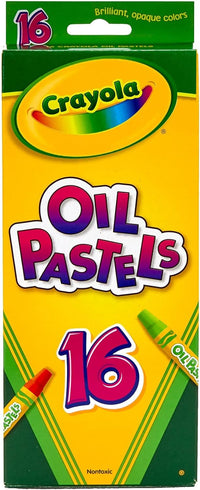 Thumbnail for Crayola Hexagonal Non-Toxic Jumbo Oil Pastel Pack of 16 524616