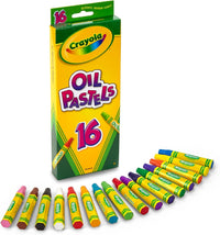Thumbnail for Crayola Hexagonal Non-Toxic Jumbo Oil Pastel Pack of 16 524616