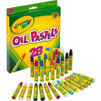 Thumbnail for Crayola Hexagonal Non-Toxic Jumbo Oil Pastel Pack of 28, 46, 52