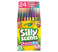 Thumbnail for Crayola Silly Scents Smash-Ups Mini Twistables Crayons Pack of 24 523470