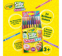 Thumbnail for Crayola Silly Scents Smash-Ups Mini Twistables Crayons Pack of 24 523470